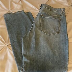 Old navy high rise straight Jeans light wash